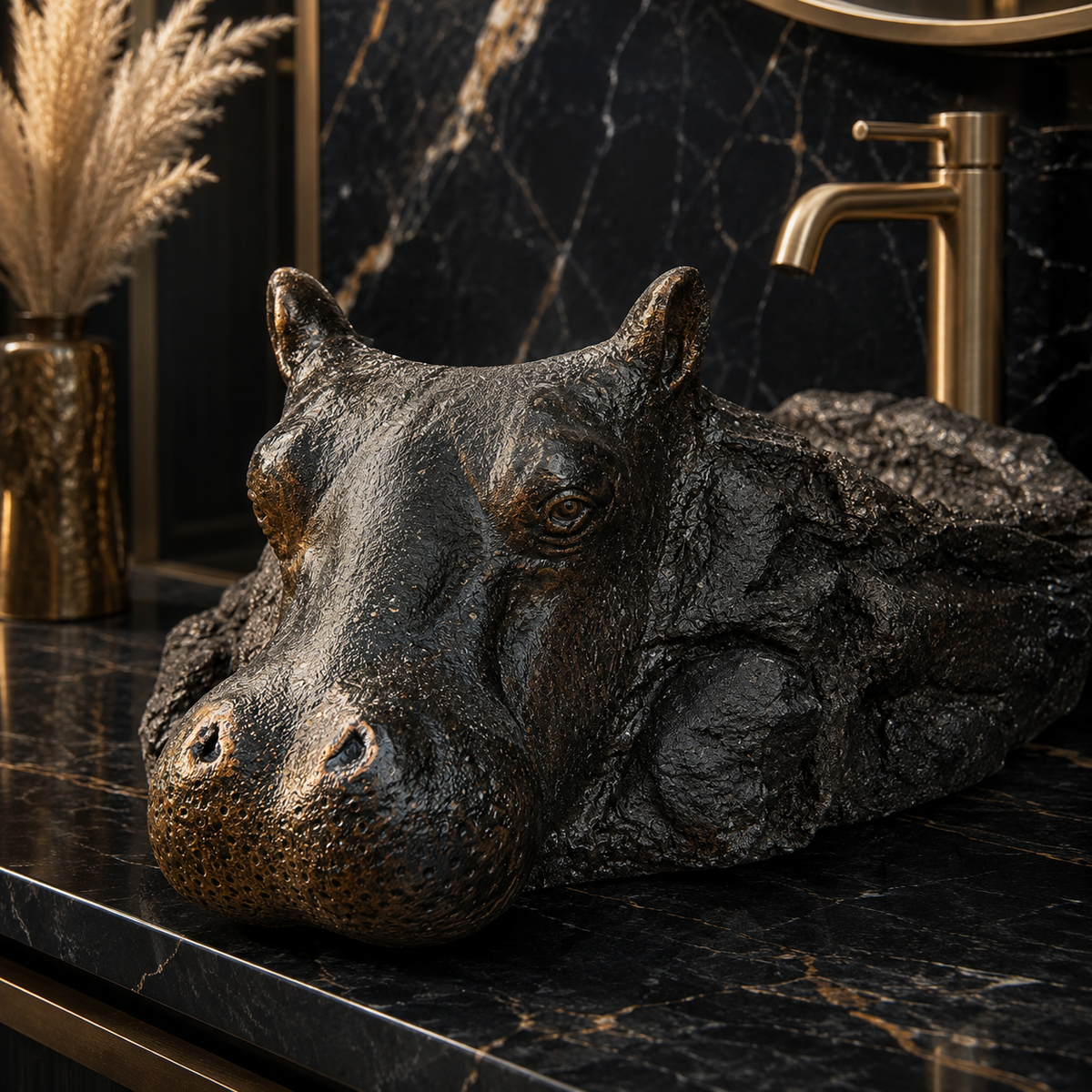 Vasque Hippopotame Impérial