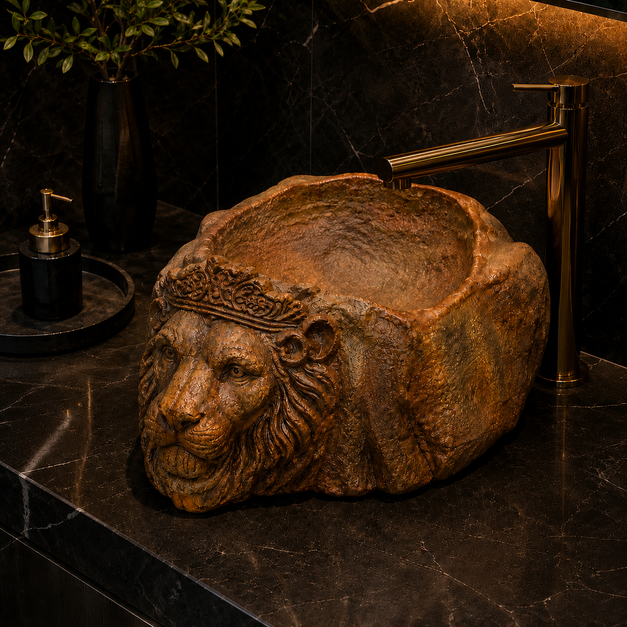Vasque Tête de Lion
