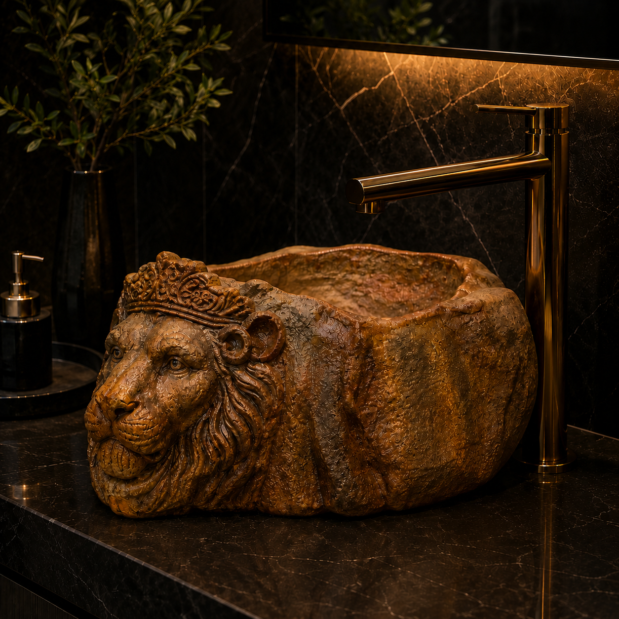Vasque Tête de Lion